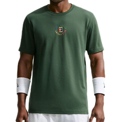 Мужская теннисная футболка Nike Court Dri-Fit Heritage - fir