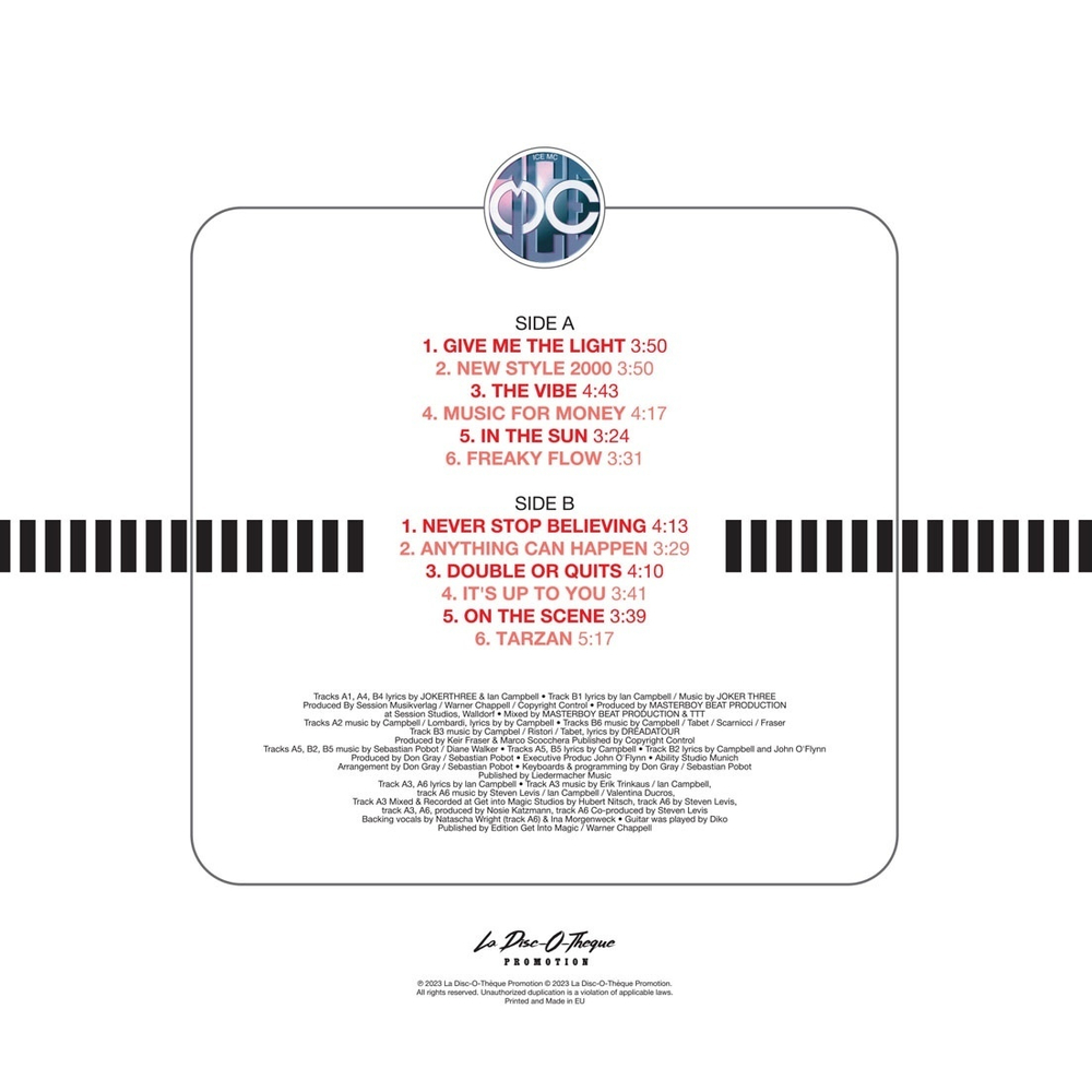 LP: Ice MC — «Dreadatour» (1996/2022) [Limited Red Vinyl]