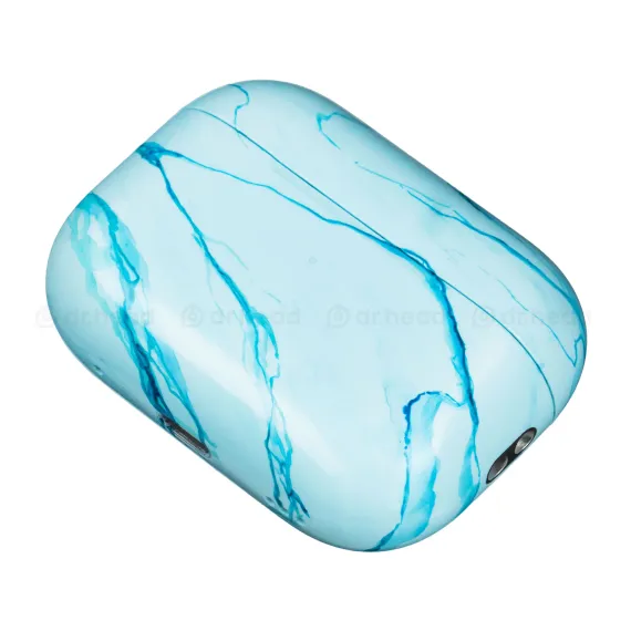 Apple AirPods Pro 2 USB-C Light Blue Marble Gloss