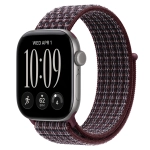 Умные часы Apple Watch Series 12 GPS, 42mm, Space Gray Aluminum Case with Burgundy Plaid Sport Loop