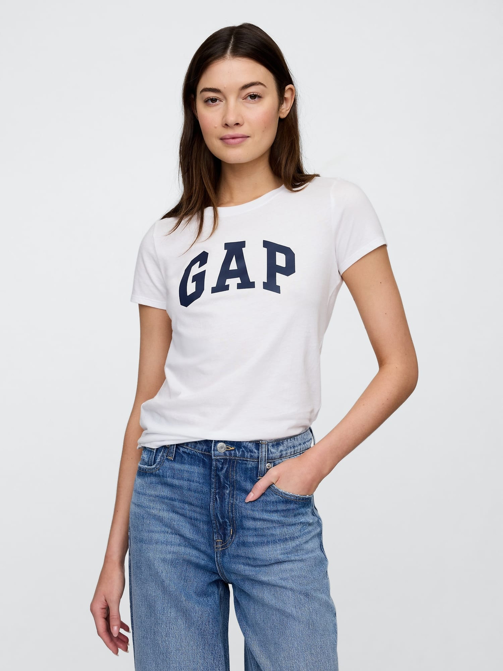 Комплект из двух предметов: футболка с коротким рукавом и логотипом Gap. - GAP