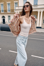 БЛЕЙЗЕР ИЗ РЕЛЬЕФНОЙ ТКАНИ С БАХРОМОЙ — ZARA