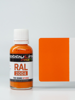 Краска лаковая HobbyLink RAL-2004 Pure Orange HP-8554