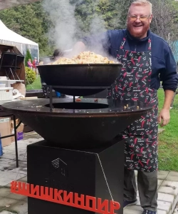 Подставка под казан и гриль решетка d 400 (Elbrus Grill)