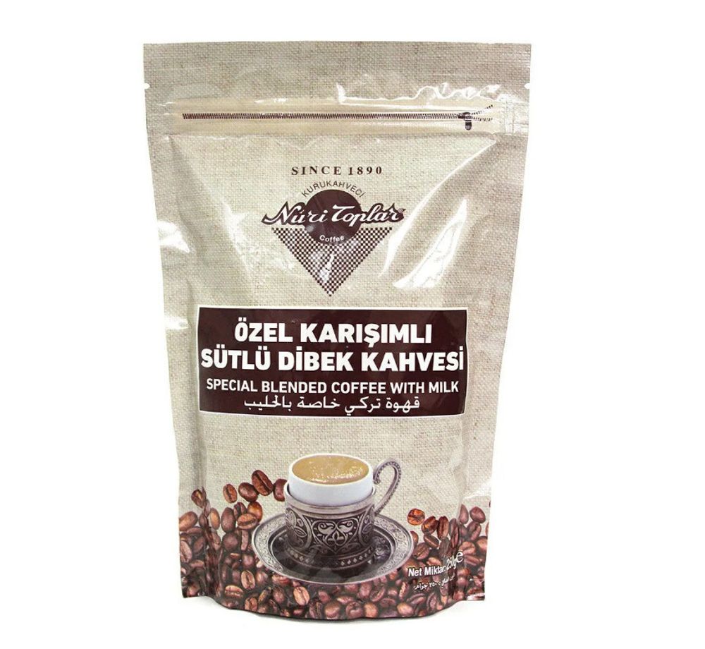 Кофе молотый Nuri Toplar Dibek с молоком 250 г