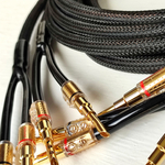DAXX S82g Акустический кабель 12AWG (3.3мм.кв) из бескислородной меди -готовая пара- черный кожух