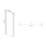 Душевой уголок Vincea Интра (Intra) VSR-1I708080CH, 700/800*800, хром, стекло прозрачное