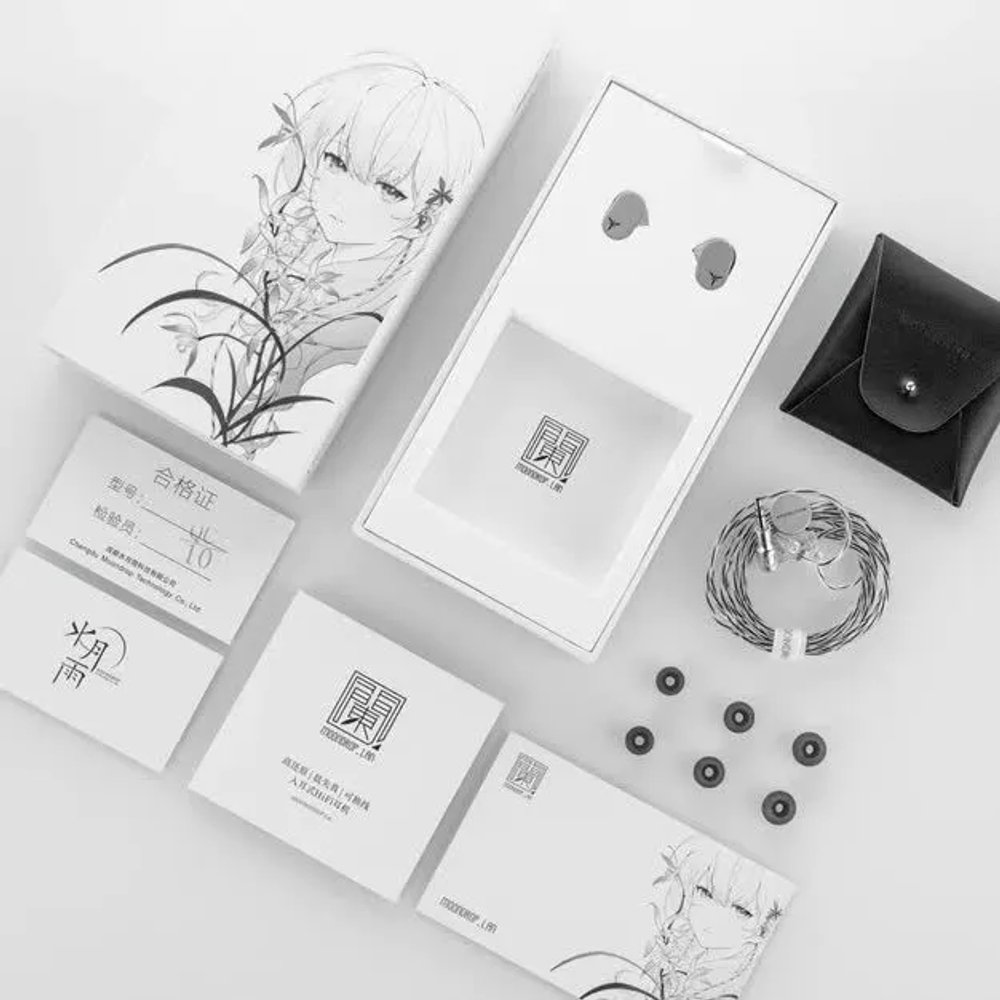 MoonDrop LAN (серебристый) проводные внутриканальные наушники
