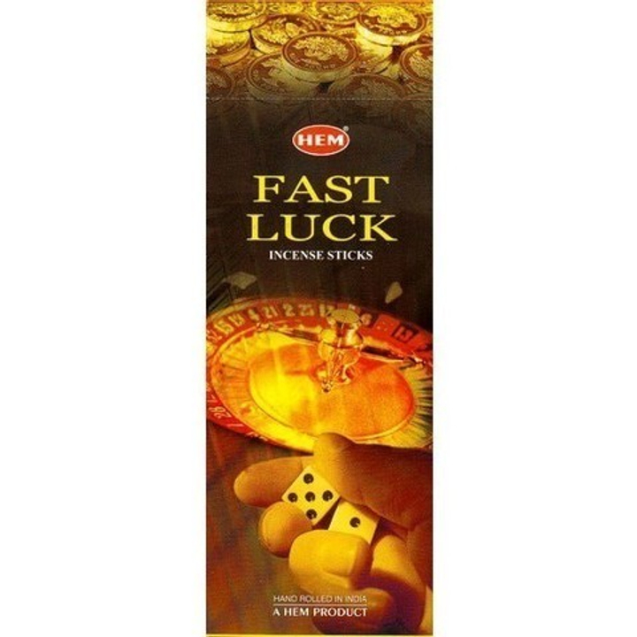 HEM Fast Luck шестигранник Благовоние Быстрая удача (сандал, пальмароза, пачули, мандарин)