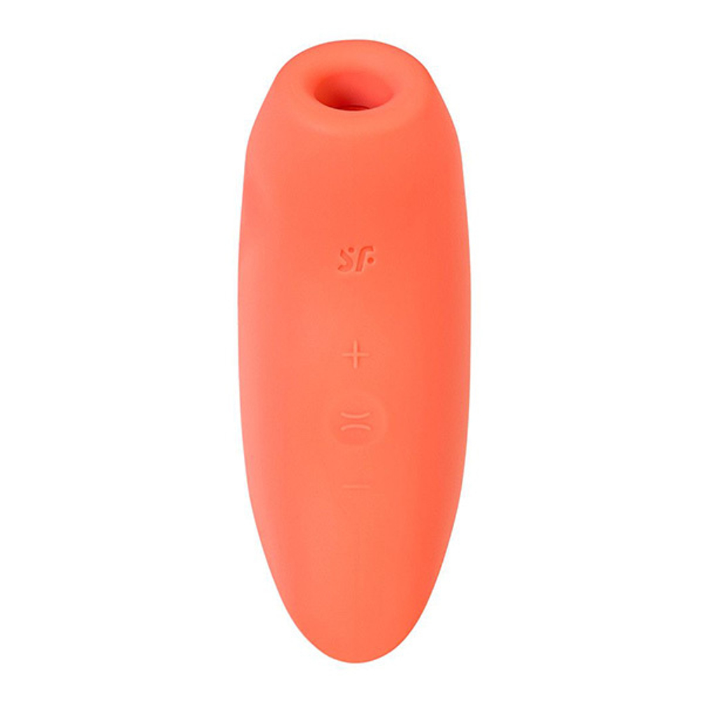 Оранжевый вакуум-волновой бесконтактный стимулятор клитора 11,6см Satisfyer Magnetic Deep Pulse