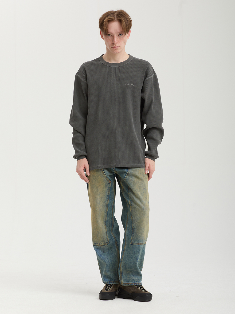 Мужские Джинсы (Regular Fit) Denim Double Knee