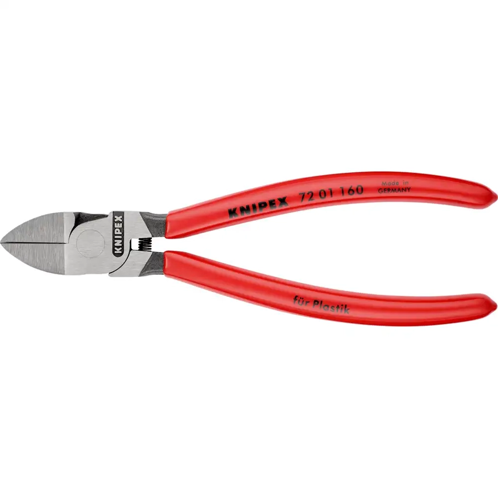 Кусачки боковые для пластмассы 160 мм Knipex 72 01 160 SB