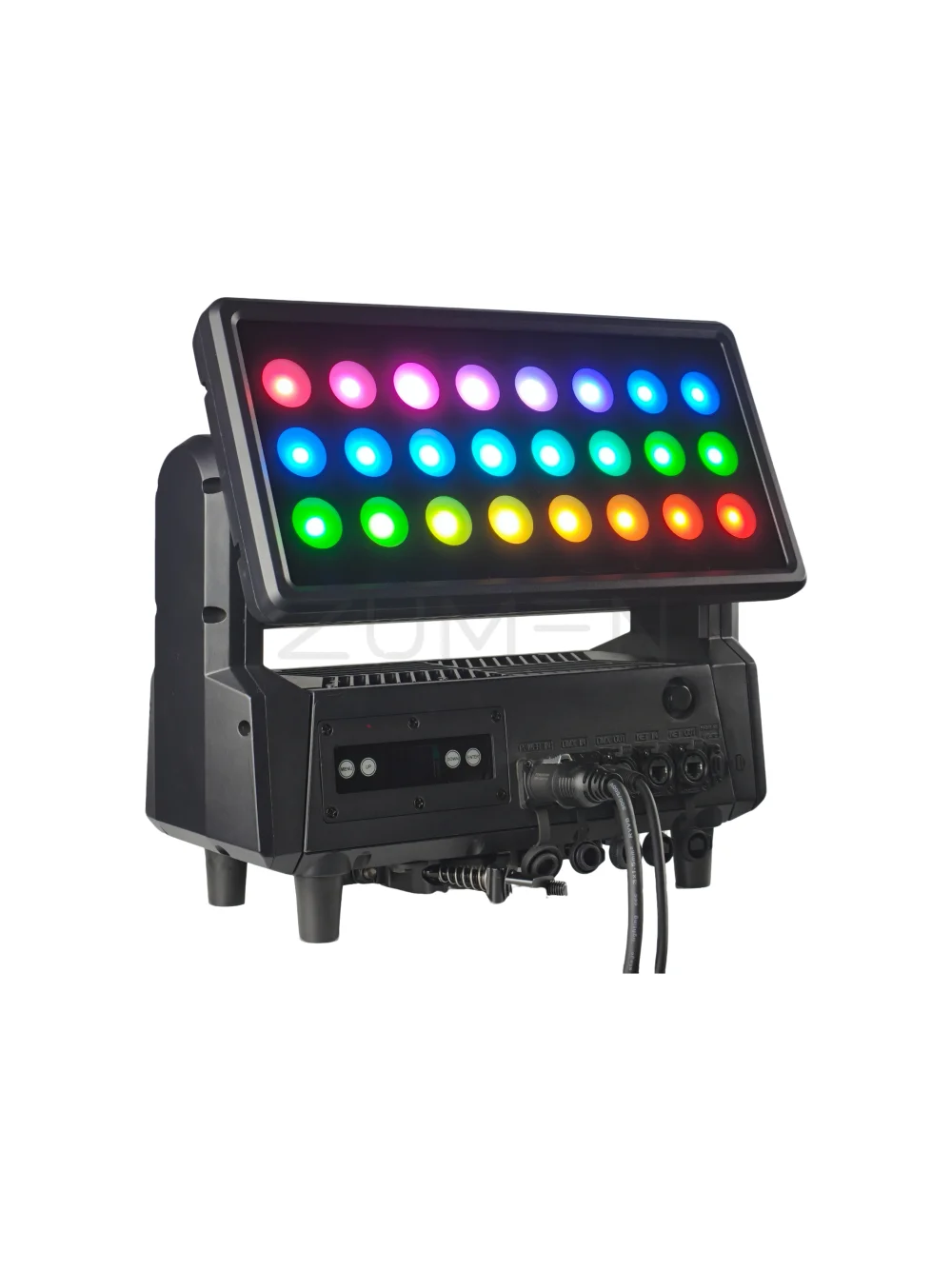 MW1000-IP — подвижный Wash 24×40 Вт + 24×6 Вт RGBW с DMX Frost IP65