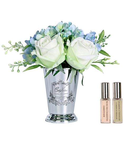 Диффузор букет розы с гортензиями бело-голубой Summer Posy Blue, Cote Noire