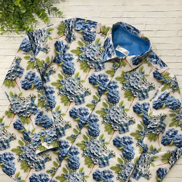 НЕЗАБУДКИ, 100% хлопок, Handmade Fabrics 5