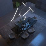Подвесной светильник 90282/1 хром, LED