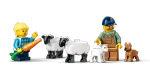 Конструктор LEGO City 60461 Красный сельскохозяйственный трактор с прицепом и овцами