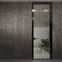 Межкомнатная алюминиевая дверь Miksal Loft 12 стекло прозрачное бесцветное