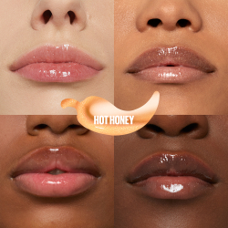 MAYBELLINE NEW YORK Lifter Plump - Блеск для губ с эффектом увеличения оттенок 008 Hot Honey, 5 ml