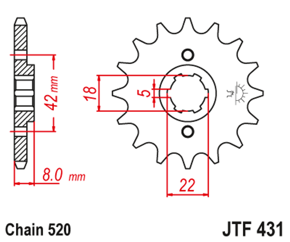 Звезда JTF431.14