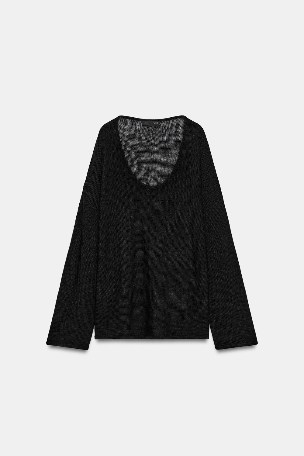 СВИТЕР С КРУГЛЫМ ВЫРЕЗОМ — ZARA