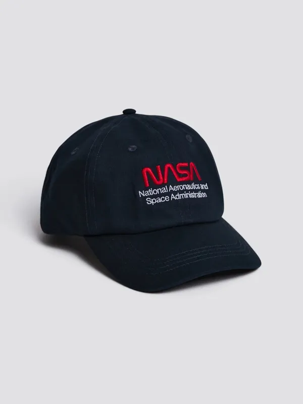 Кепка ALPHA INDUSTRIES NASA WORM LOGO CAP