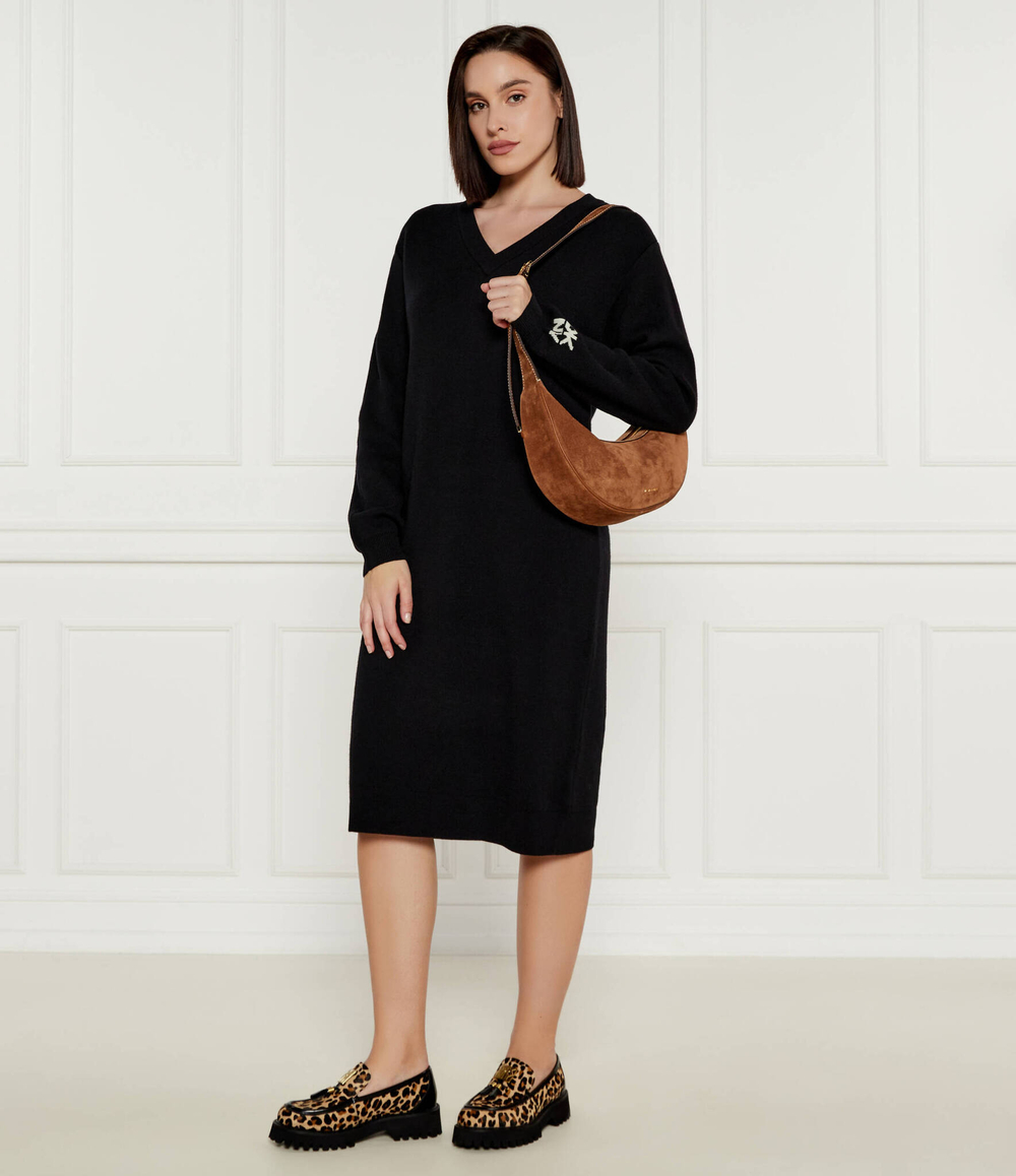 Хлопковое платье DKNY - черный(D2G4A160)