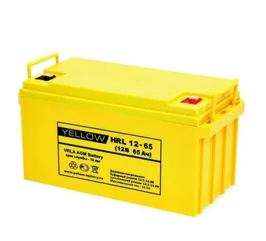 Аккумуляторы YELLOW HRL 12-65 - фото 1