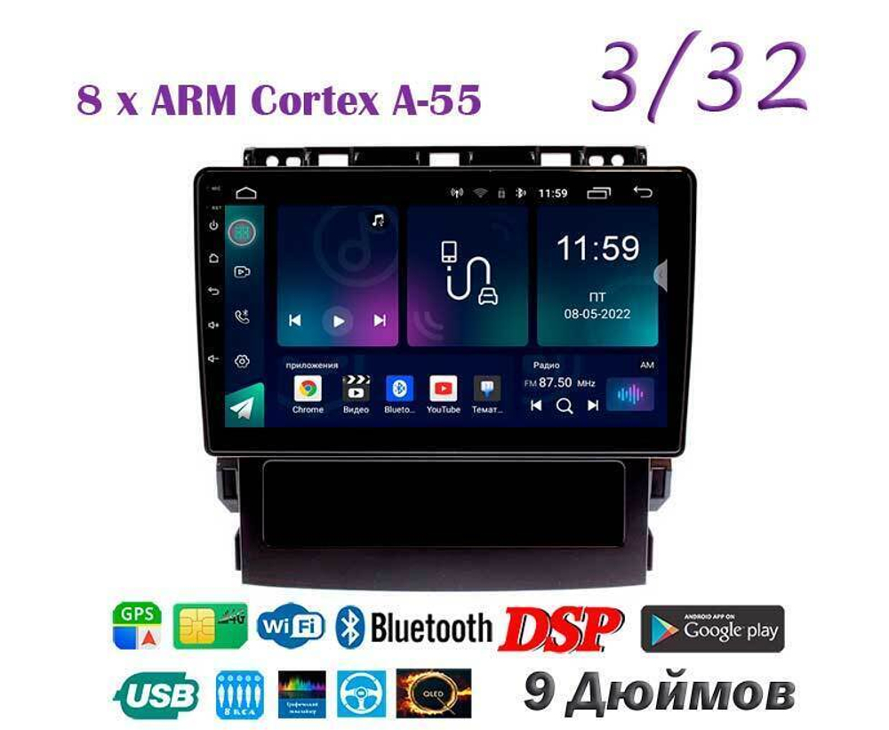 Topway TS18 3+32GB 8 ядер для Subaru Forester, Impreza 2018-2023