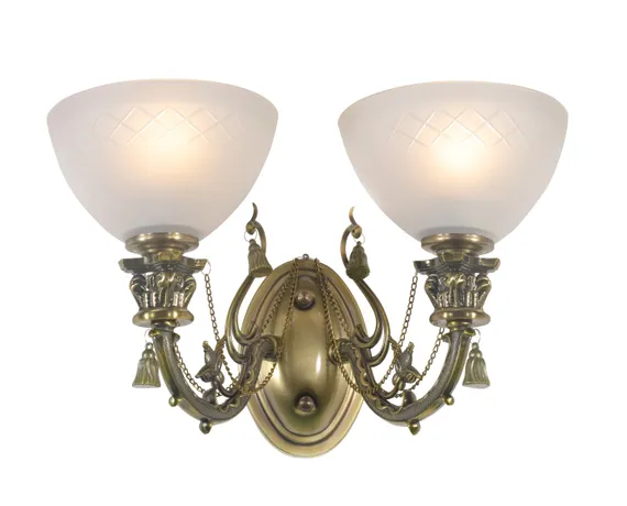 Бра NewRgy W1690/2 AB, 2×40 Вт, бронзовое