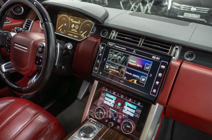 Магнитола для Range Rover 4 2012-2016 (BOSCH) - RDL-1368-B монитор 13.3" на Android 13, Быстрая, CarPlay, 4G SIM-слот