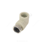 Угольник PP-R комбинированный серый Дн 20х3/4" с накидной гайкой VALFEX 10138120Г