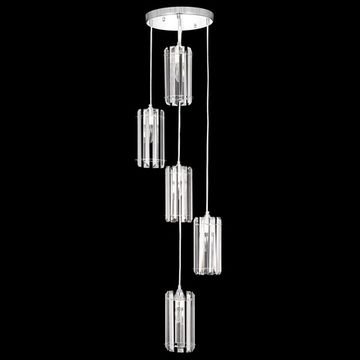 Хрустальный подвесной светильник 5*E14 CL306051 хром Джейн Citilux