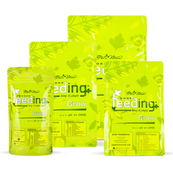 Удобрение минеральное для стадии вегетации Green House Powder Feeding Grow 0,5 кг