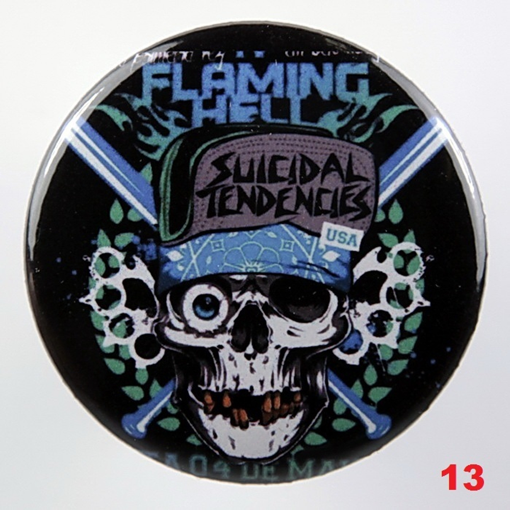 Значок Suicidal Tendencies ( в ассортименте )