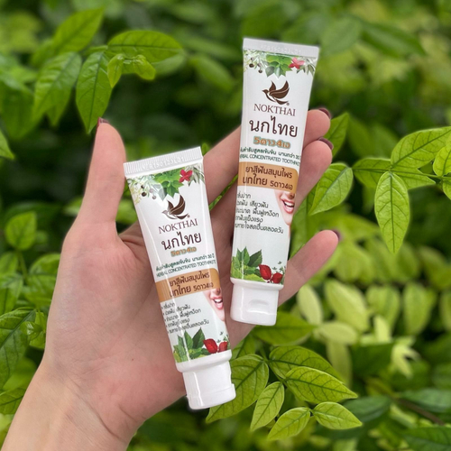 Концентрированная зубная паста с травами Тайская птичка 5 Star 4 A Concentrated Herbal Toothpaste Nokthai