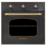 Электрический духовой шкаф Electronicsdeluxe 6006.03-008 (черное,ручки золото)