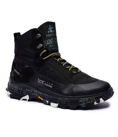 Кожаные кроссовки saintcross var 326 Premiata - черный(SAINTCRO)