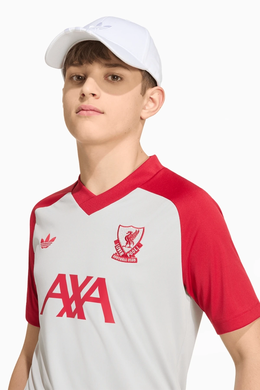 Футболка adidas Liverpool FC 26/27 Pre-Match Junior - серый