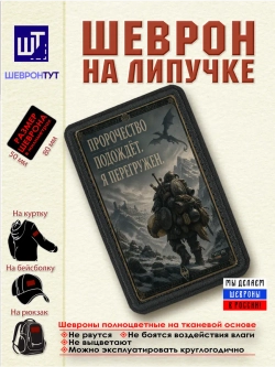 Шеврон Skyrim "Пророчество подождет. Я перегружен" dtf