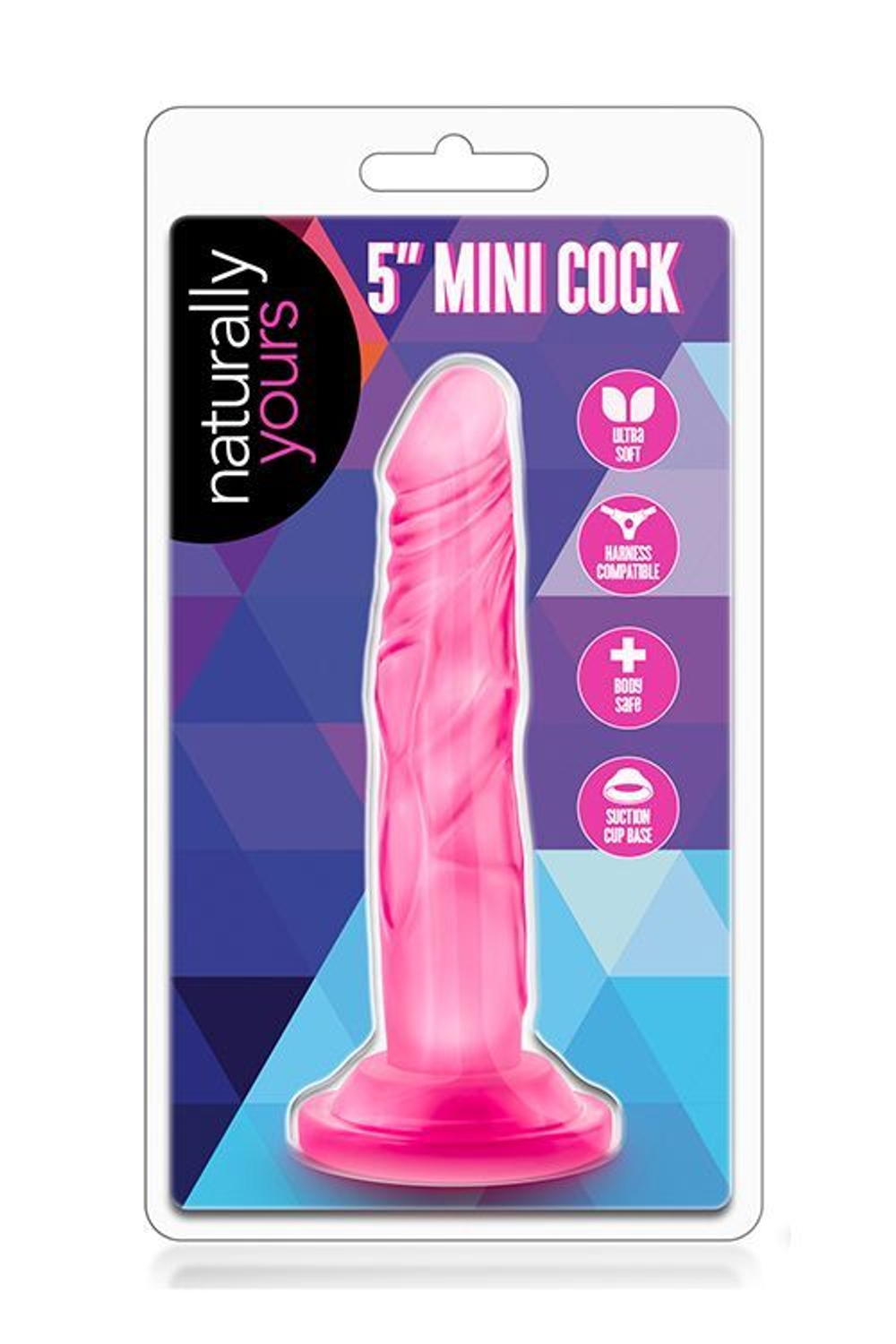 Розовый фаллоимитатор 5 Inch Mini Cock - 14,6 см. (Цвет: розовый)