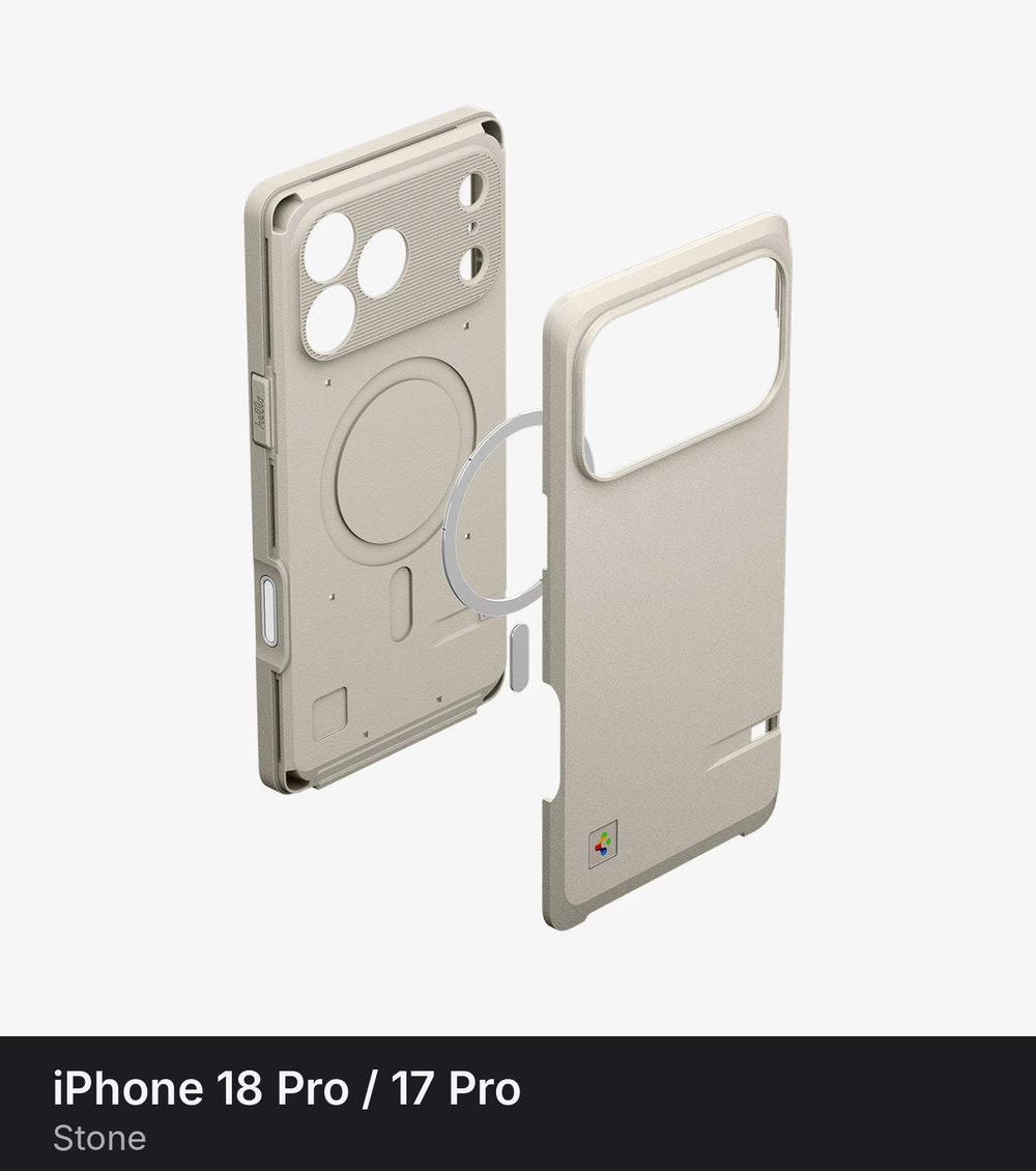 Чехол Spigen Classic LS MagSafe для iPhone 18 Pro / 17 Pro Stone
