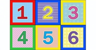 Кубики выдув. 6шт. "Математика" (К06-0818)