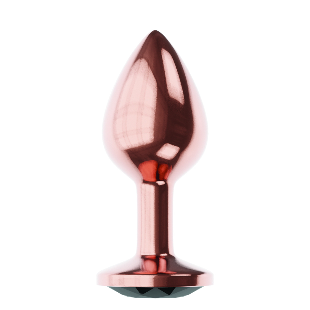Diamond Shine L - Анальная Пробка, Розовое Золото
