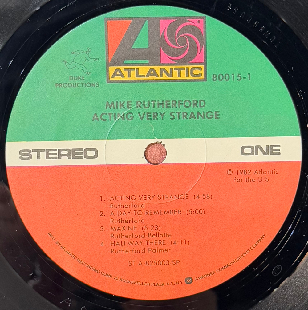 Виниловая пластинка Mike Rutherford - Acting Very Strange LP