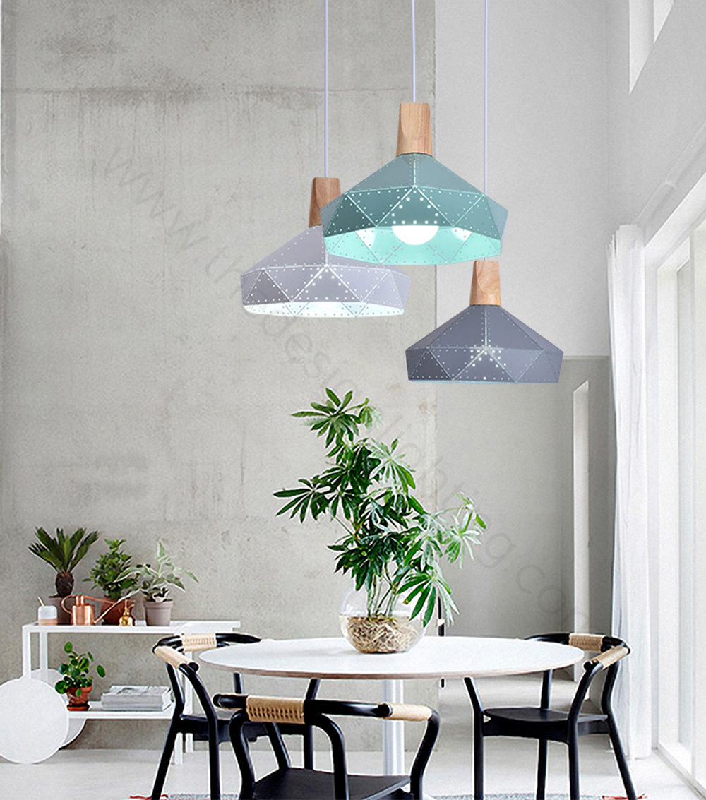 Pendant design lamp Fracture  D30 (Black)