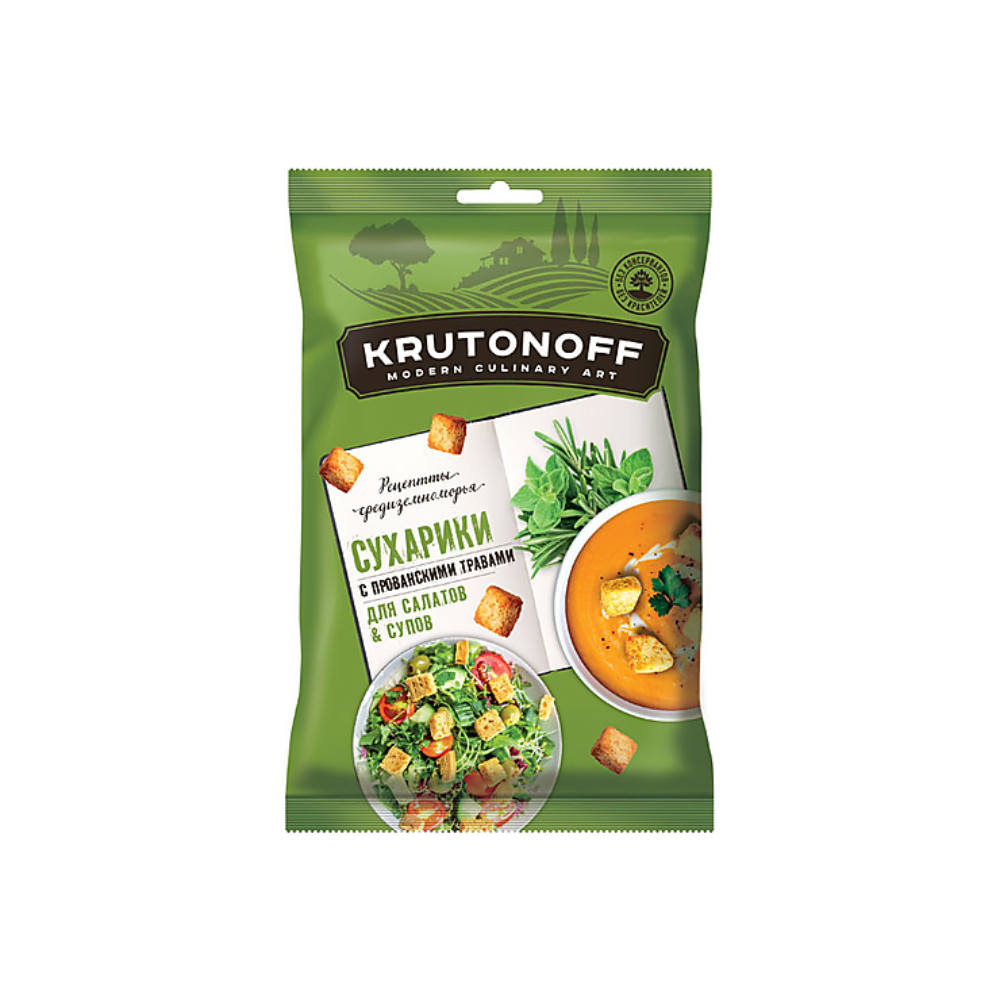 Сухарики Krutonoff Прованские травы 100 гр