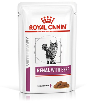 Royal Canin Renal Говядина пауч для кошек 85 г