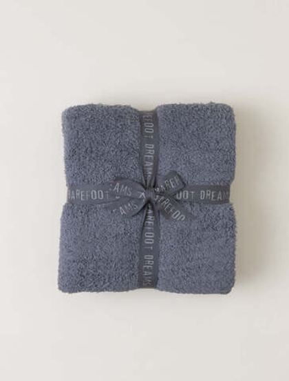 Плед CozyChic Barefoot Dreams 137x183 Серый