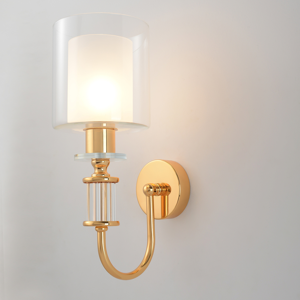 Настенный светильник Crystal Lux ELENA AP1 GOLD